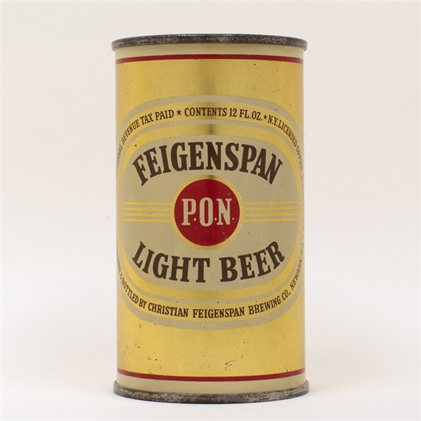 Feigenspan P.O.N. Light Beer Can