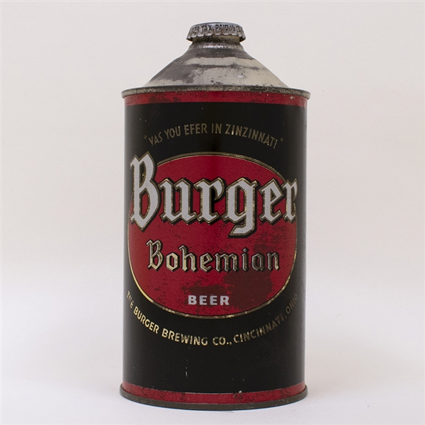 Burger Bohemian Quart Cone Top Can