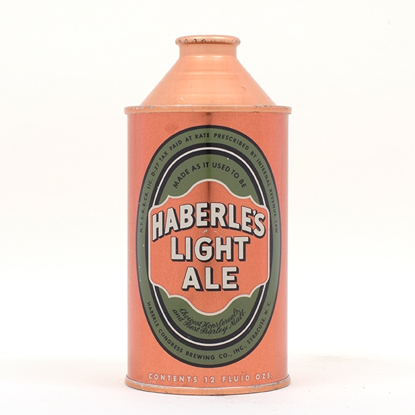 Haberles Light Ale Cone Top SWEET 168-12