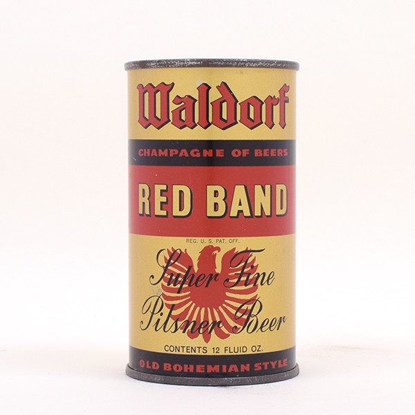 Waldorf Red Band Beer OI Flat Top 144-4