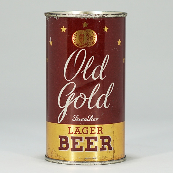 Old Gold Seven Star Lager Can 107-7