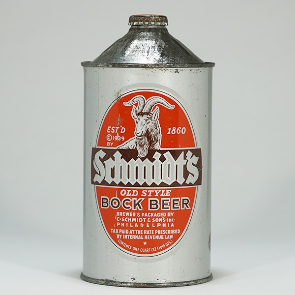 Schmidts Old Style Bock Beer Quart 219-8