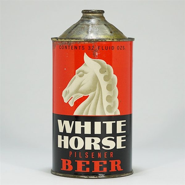 White Horse Beer Quart Cone Like 220-18