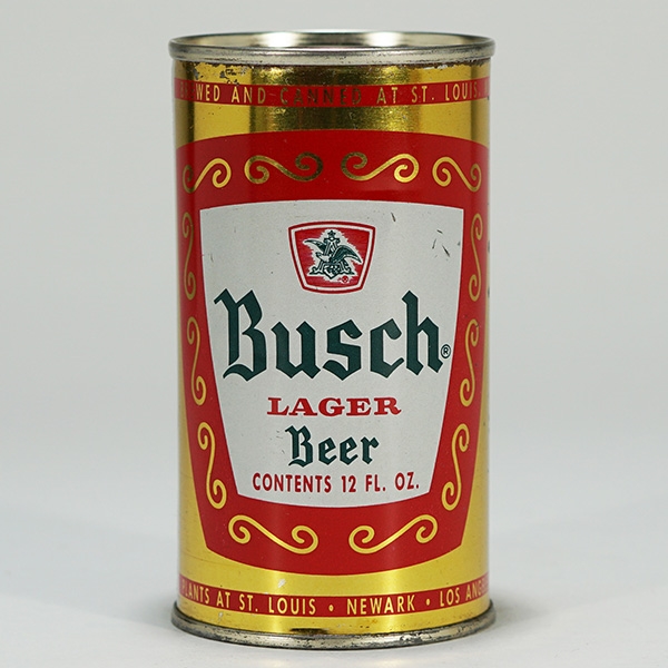 Busch Lager Beer Flat Top Can 47-18
