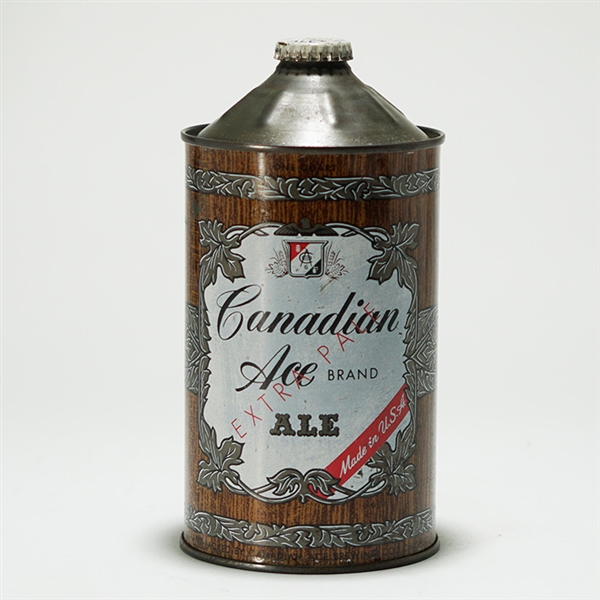 Canadian Ace Ale Quart Cone Top Can 205-4