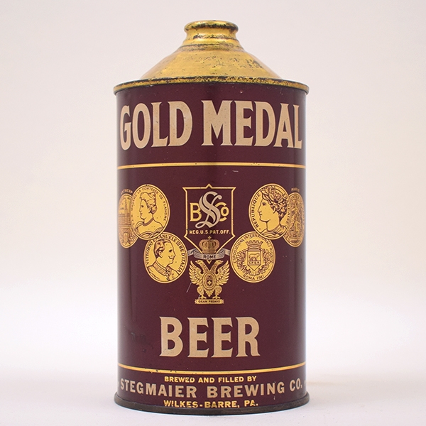 Gold Medal Beer Quart Cone Top 210-7