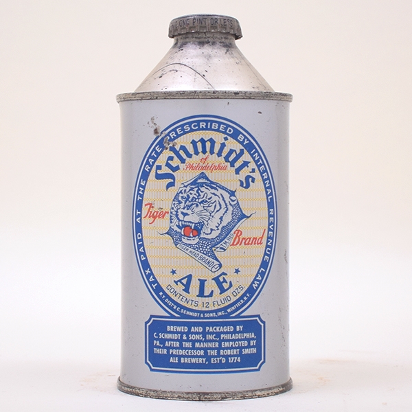 Schmidts Tiger Brand Ale Cone Top 184-29