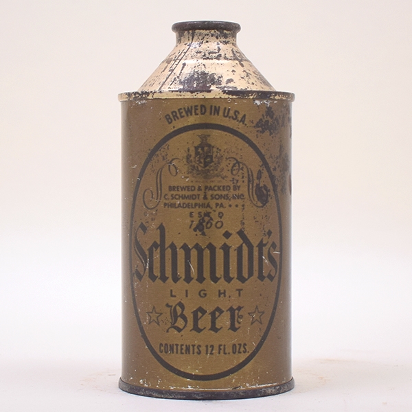 Schmidts Beer OD WFIR Cone Top 184-32