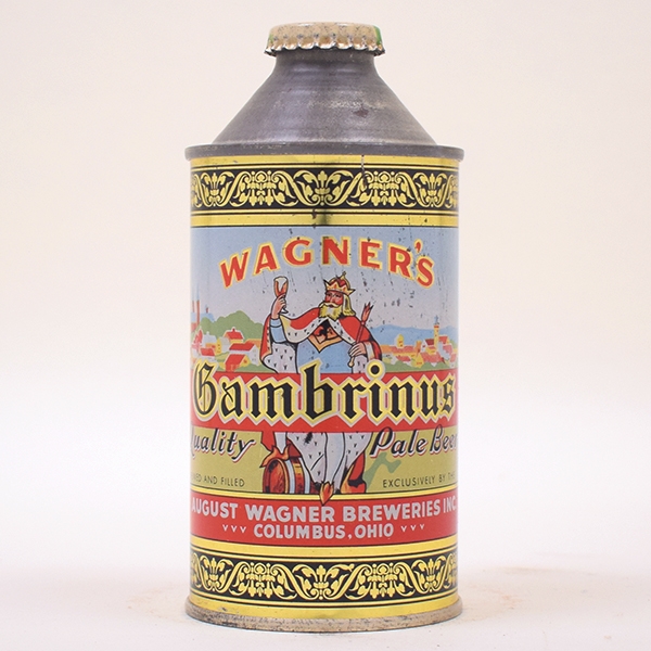 Wagners Gambrinus Beer Cone Top 188-23