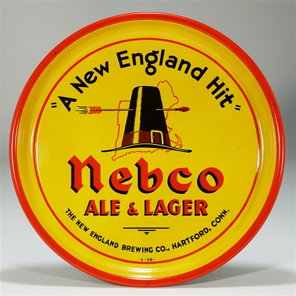 NEBCO Arrow Pilgrim Hat Beer Tray
