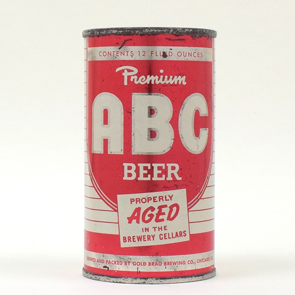 ABC Beer Flat Top Can 28-6