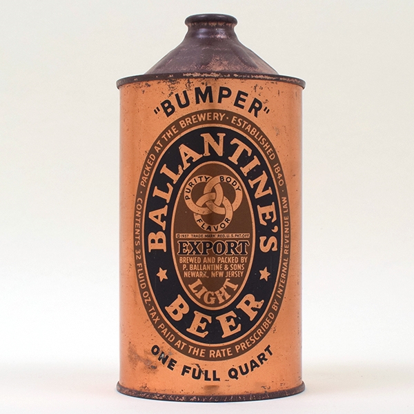 Ballantines Beer Quart Cone Top JUST FOR FUN 202-15