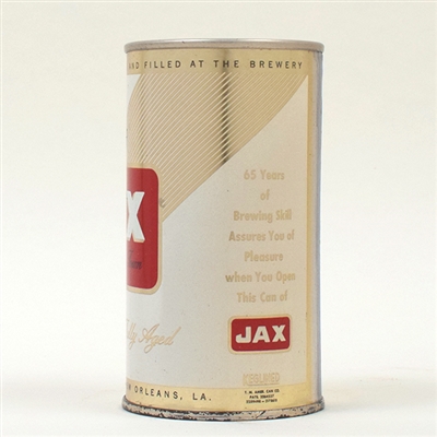 Jax Beer Flat Top 65 YRS PALE GOLD Flat 86-14