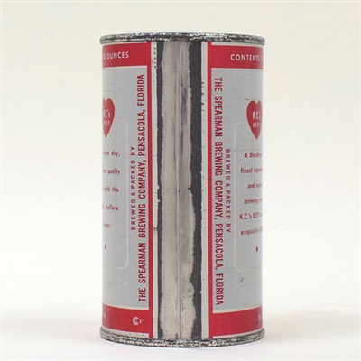 KCs Best Beer Flat Top SPEARMAN ENAMEL 87-10