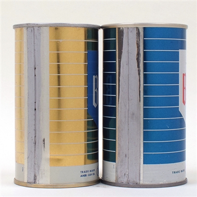 Keglined Salesman Sample Cans Lot of 2 Unlisted