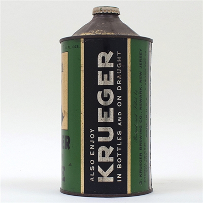 Krueger Cream Ale Quart Cone Top 213-11