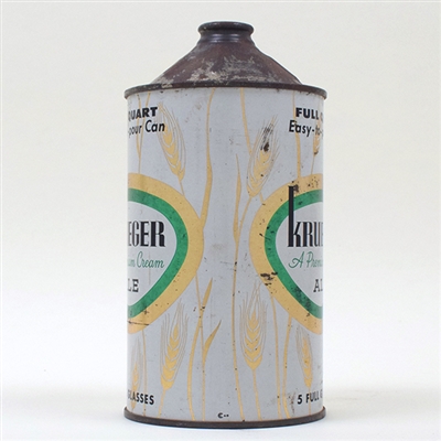 Krueger Ale Barley Stalk Quart Cone 215-15
