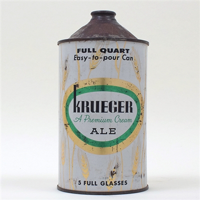Krueger Ale Barley Stalk Quart Cone 215-15