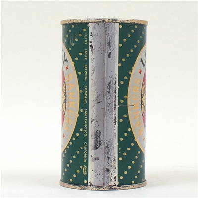 Lucky Bankers Ale 11 oz Flat METALLIC 93-5