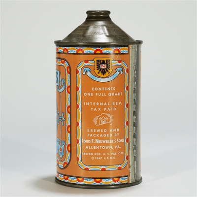 Neuweilers Pilsener Beer Quart Cone 215-13