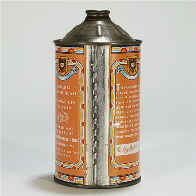 Neuweilers Pilsener Beer Quart Cone 215-13
