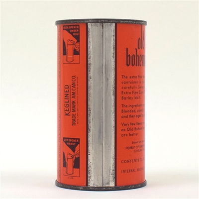 Old Bohemian LAGER Beer OI Flat Top 104-32