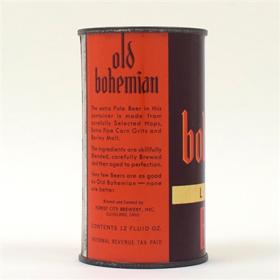 Old Bohemian LAGER Beer OI Flat Top 104-32