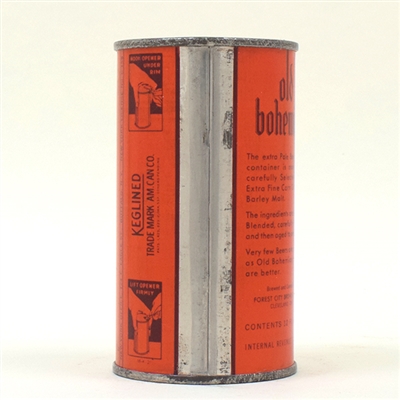 Old Bohemian PILSNER Beer OI Flat Top 104-34