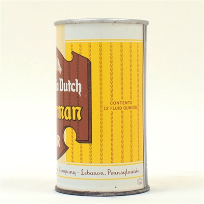 Old German PA Dutch BROWN Flat Top 106-39