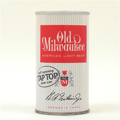 Old Milwaukee Beer Zip Top TAMPA 101-16
