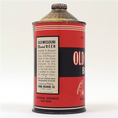Old Missouri Quart Cone Top UNLISTED