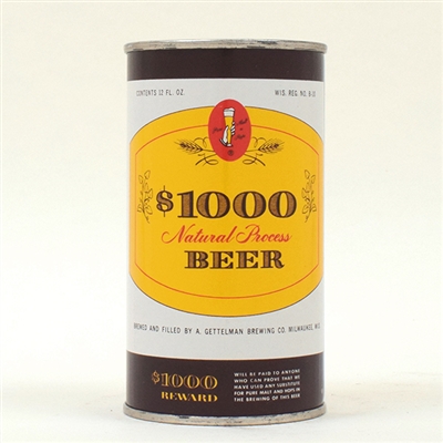 $1000 Beer Flat Top 109-12
