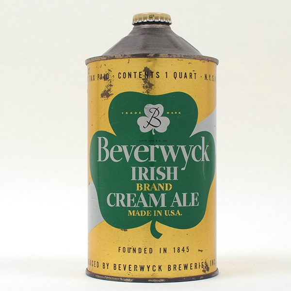 Beverwyck Irish Cream Ale Quart Cone 203-6