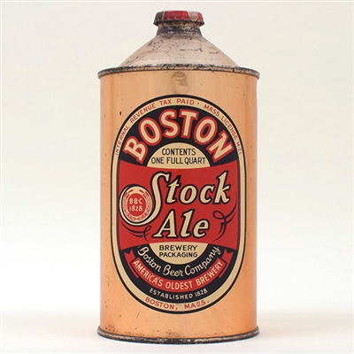 Boston Stock Ale Quart Cone Top 203-18