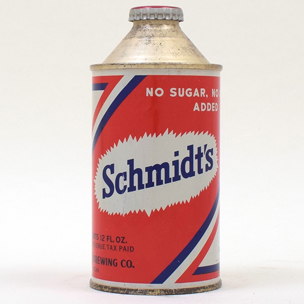 Schmidts Beer NO SUGAR Cone Top 184-2