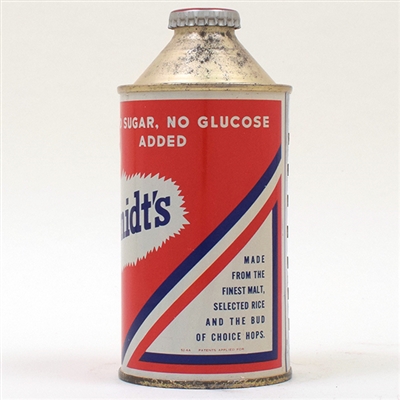 Schmidts Beer NO SUGAR Cone Top 184-2