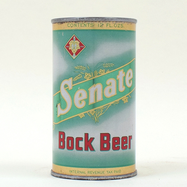 Senate Bock Beer GREEN Flat Top 132-17
