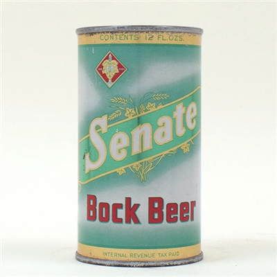 Senate Bock Beer GREEN Flat Top 132-17