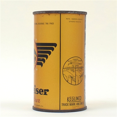 Budweiser Beer OI Flat Top Can 43-35