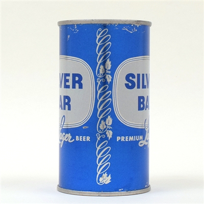 Silver Bar Set Can BLUE Flat Top 134-4