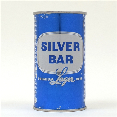 Silver Bar Set Can BLUE Flat Top 134-4