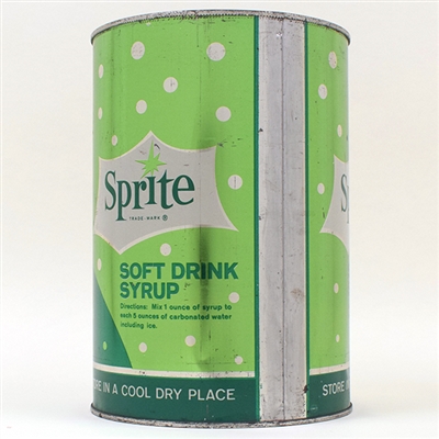 Sprite Soda Syrup Gallon Can