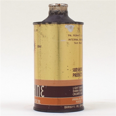 Sunshine Beer Cone Top 186-13
