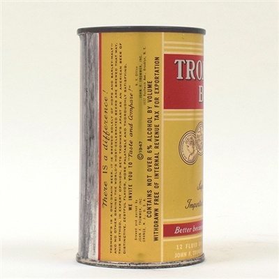 Trommers Beer Flat Top WFIR 139-26
