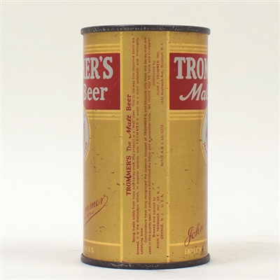 Trommers Malt Beer Flat Top 139-33