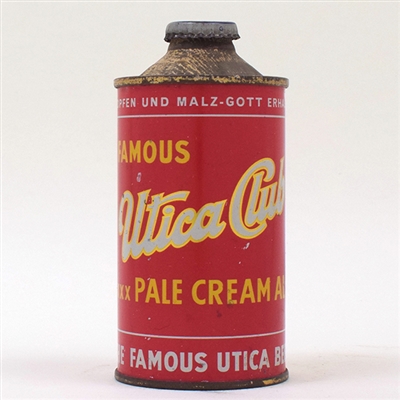 Utica Club Cream Ale Cone Top 188-1