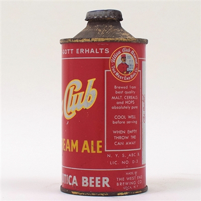 Utica Club Cream Ale Cone Top 188-1