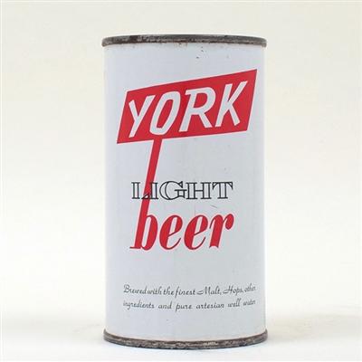 York Light Beer Flat Top 147-2