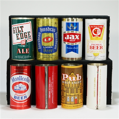 8 Unrolled Cans One Lot
