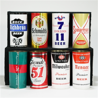 8 Unrolled Cans One Lot